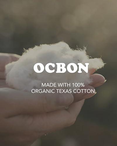 OCBON OCBON Ultra Thin Sanitary Pads Overnight - 100% Organic Texan Cotton Cover with Wings (35cm, 40 Counts)