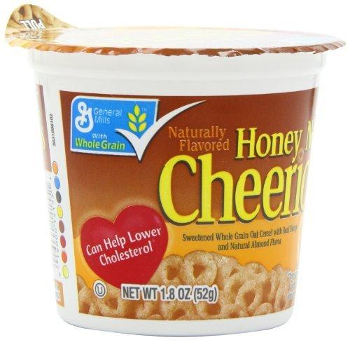 Cheerios General Mills Honey Nut Cheerios Cereal Single-Serve 1.8oz Cup pack of 6