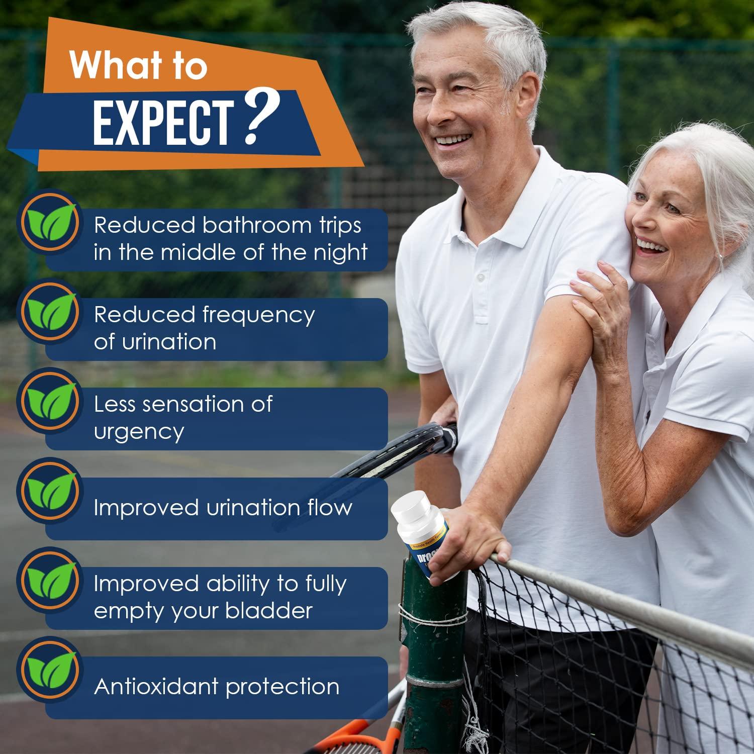 Prosvent Prosvent Advanced Men's Prostate Support Natural Supplement with Saw Palmetto, Vitamin D, and Zinc to Ease Urinary Frequency & Urgency (60 Count)