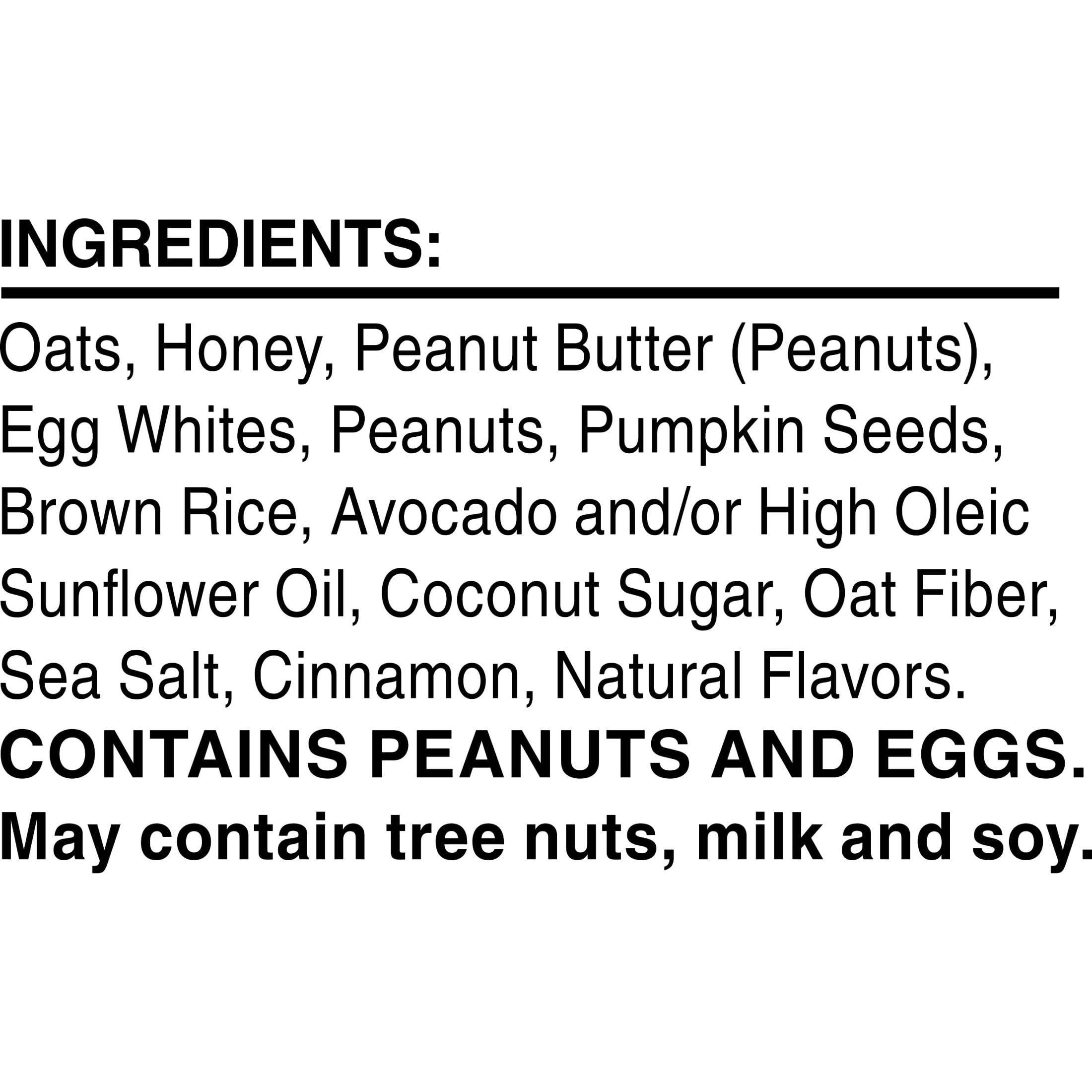 RXBAR RXBAR Nut Butter and Oat Protein Bars, Protein Snacks, Snack Bars, Honey Cinnamon Peanut Butter (6 Boxes, 30 Bars)