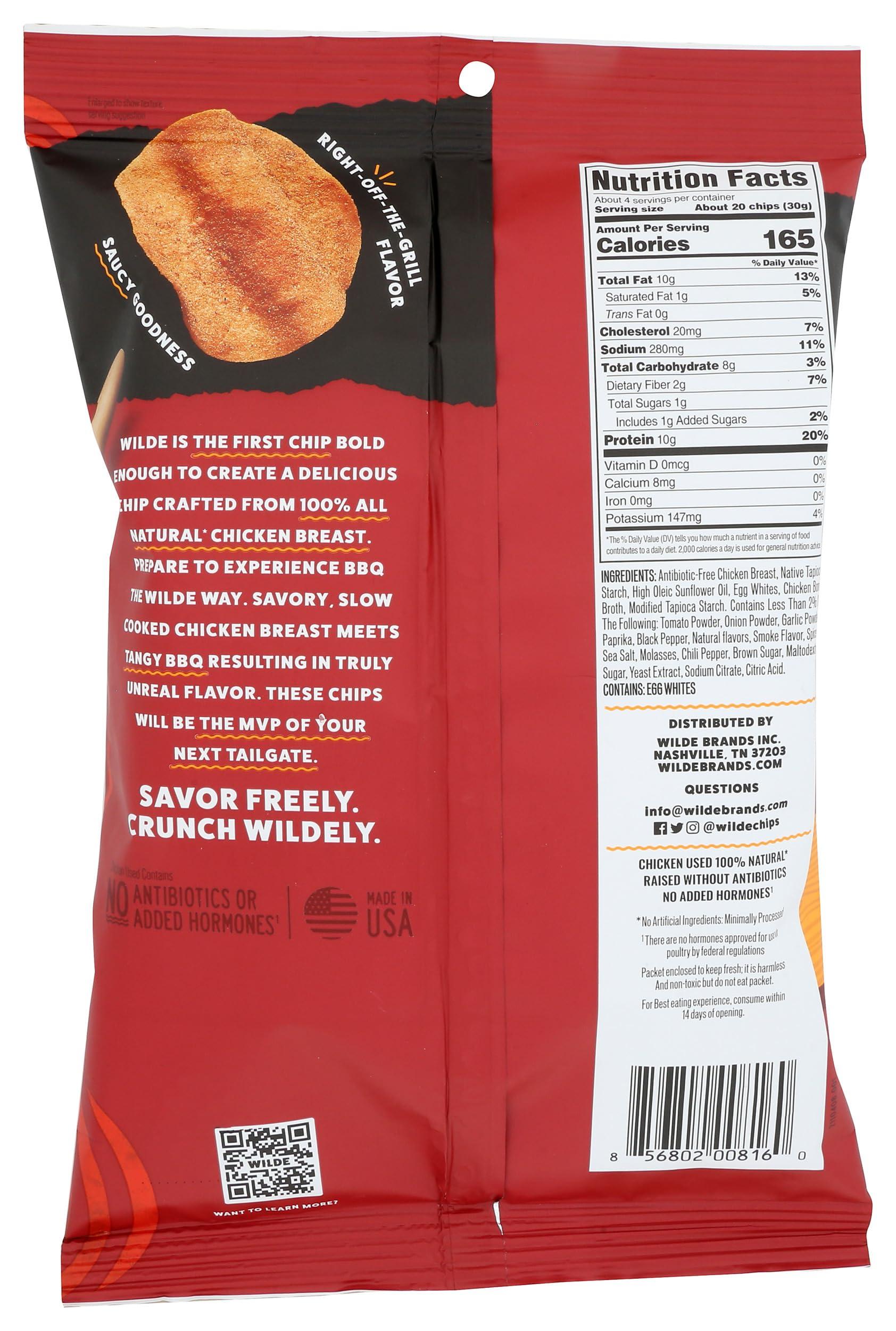 WILDE BRANDS WILDE BRANDS BBQ Chicken Chips, 4 OZ