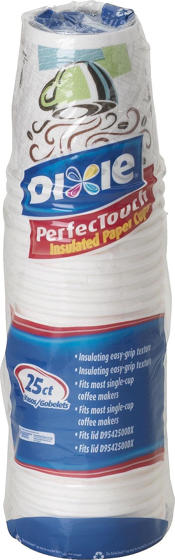 Dixie Dixie PerfecTouch Insulated Paper Hot Coffee Cups by GP Pro, 8 oz,50/pack