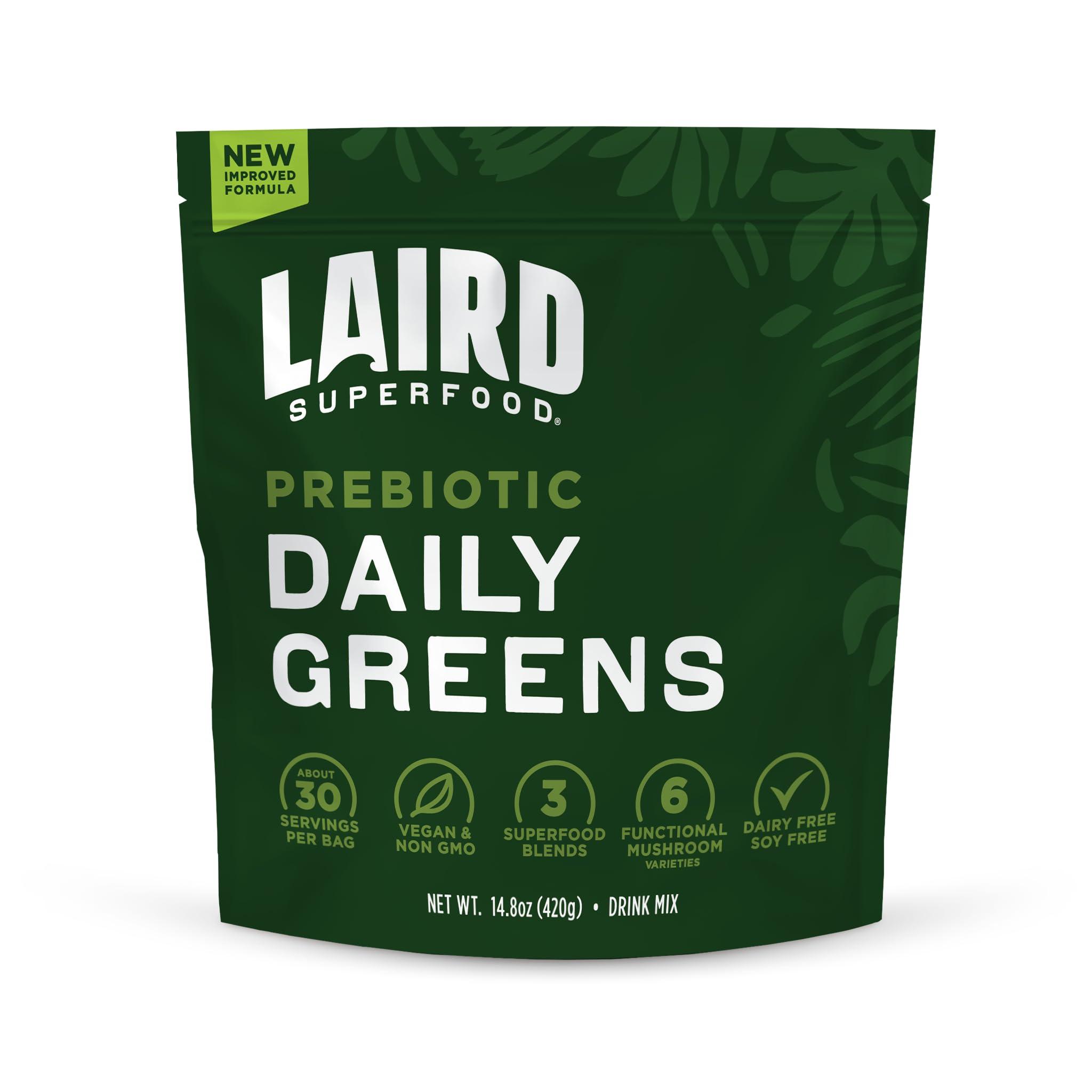 Laird Superfood Laird Superfood Shawn Ryan Bundle, 16oz Sweet & Creamy Non-Dairy Creamer with Adaptogens, Prebiotic Daily Greens, and Performance Mushrooms