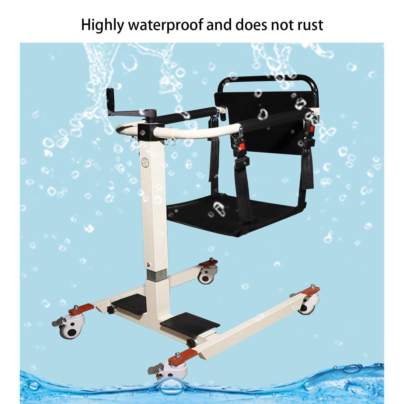 LXURY Patient Lifts for Home Use, Handicap Chair Lift, Portable Patient Lift, for Elderly Disabled Full Body Patient