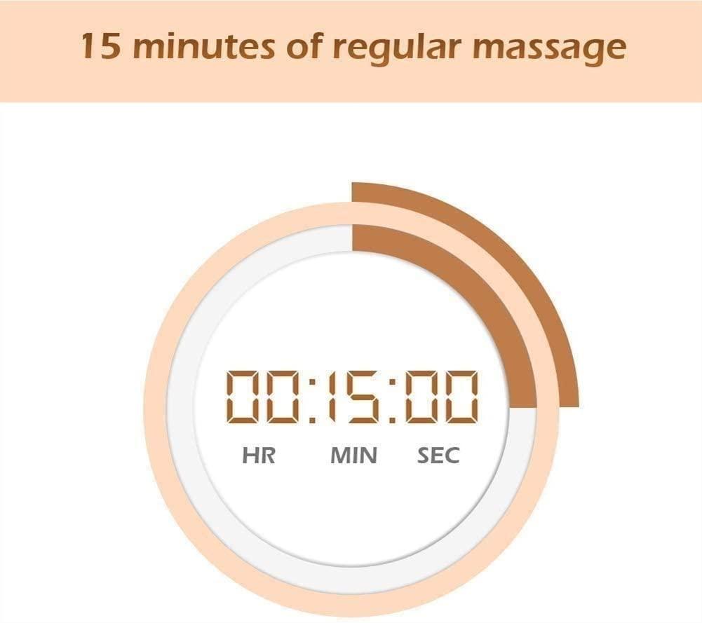 SMSOM SMSOM Back and Neck Massager - Electric Deep Kneading Massage with Heat - Massage for Muscle Relief, Tired Back, Neck, Shoulder & Legs