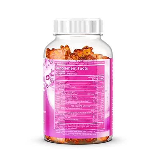 Nilon Beaute Nilon Beaute BeauteBiotic Gummies: Hair Skin & Nails Packed with Biotin, Vitamins E and C. All Natural Ingredients Made in The USA