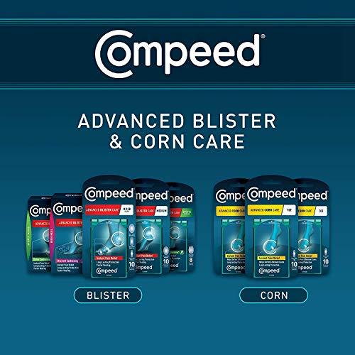 Compeed Compeed Advanced Blister Care 9 Count Sports Mixed (2 Packs), Hydrocolloid Bandages, Heel Blister Patches, Blister on Foot, Blister Prevention & Treatment Help, Waterproof Cushions