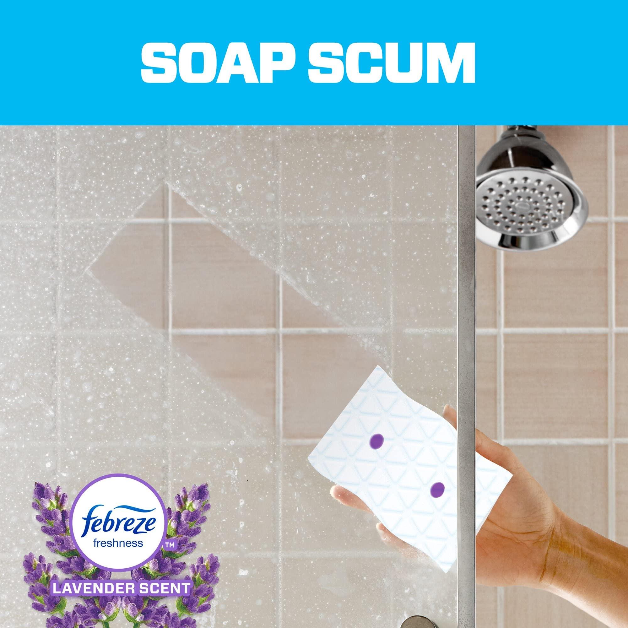 Mr. Clean Mr Clean Magic Eraser Bath with Febreze Lavender scent, Cleaning Pads with Durafoam, 2 count