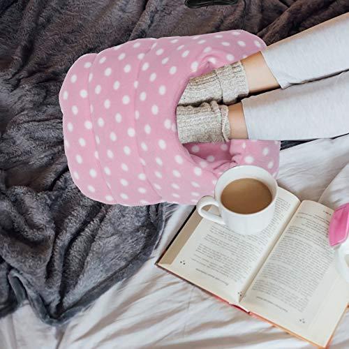 HEALLILY Heating Foot Warmer Heated Foot Warmers Foot Warm Cushion Anti Skid Plush Shoes Foot Warmer mat Electric Foot Massagers Heater Shoes Boots Electro-Thermal Office Super Soft Fleece