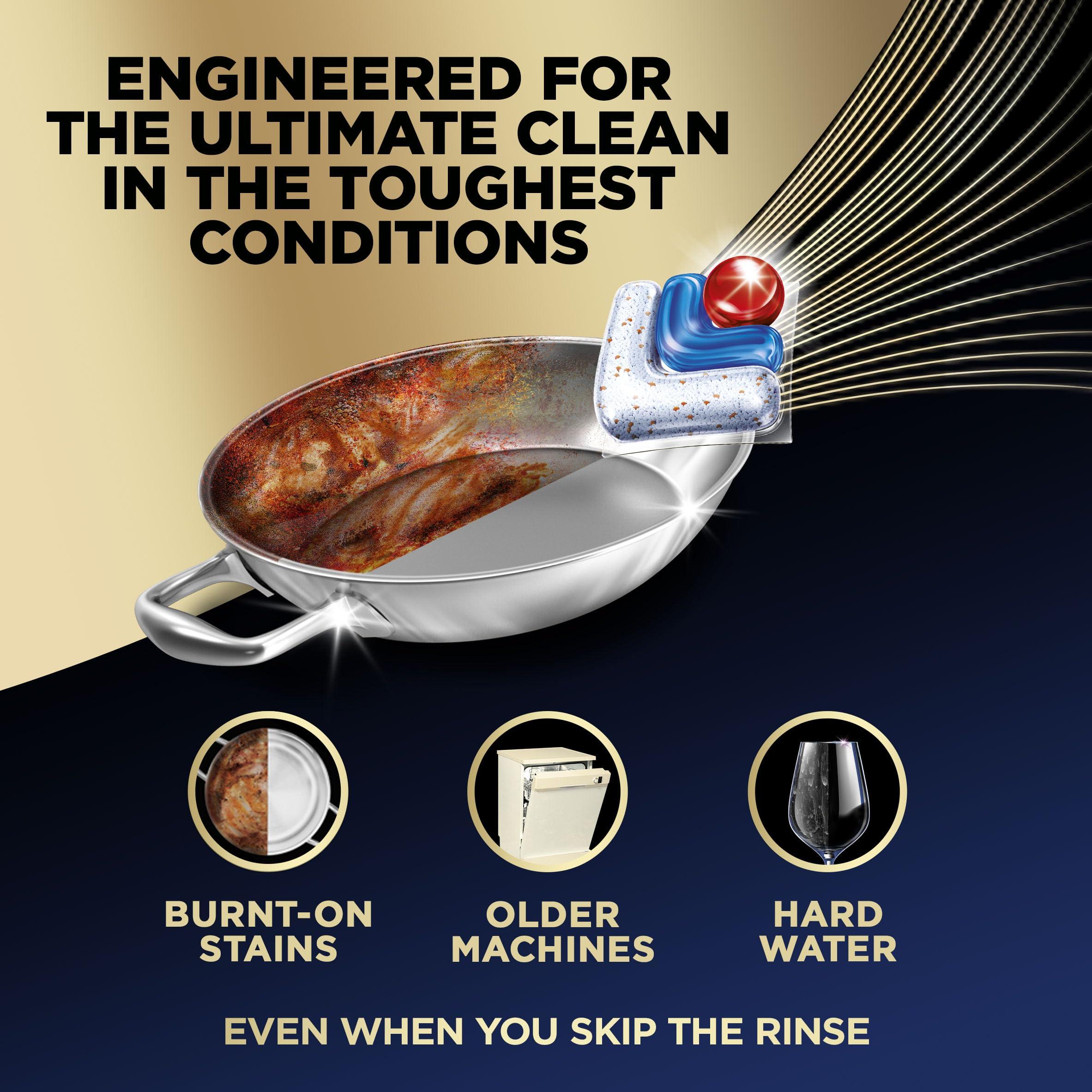 Finish Finish Ultimate Dishwasher Detergent- 28 Count - With CycleSync Technology - Dishwashing Tablets - Dish Tabs