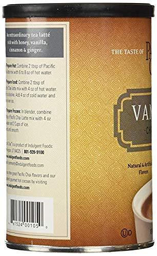 Pacific Chai Pacific Chai Mix Chai Latte Vanilla, 10 oz (Pack of 12)