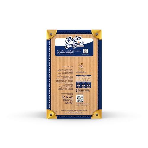 Caff Borbone Caffe Borbone Espresso Paper Pods, Red Blend, Strong and Creamy, Medium Roast ESE Pods, Authentic Italian Espresso - 50 Count