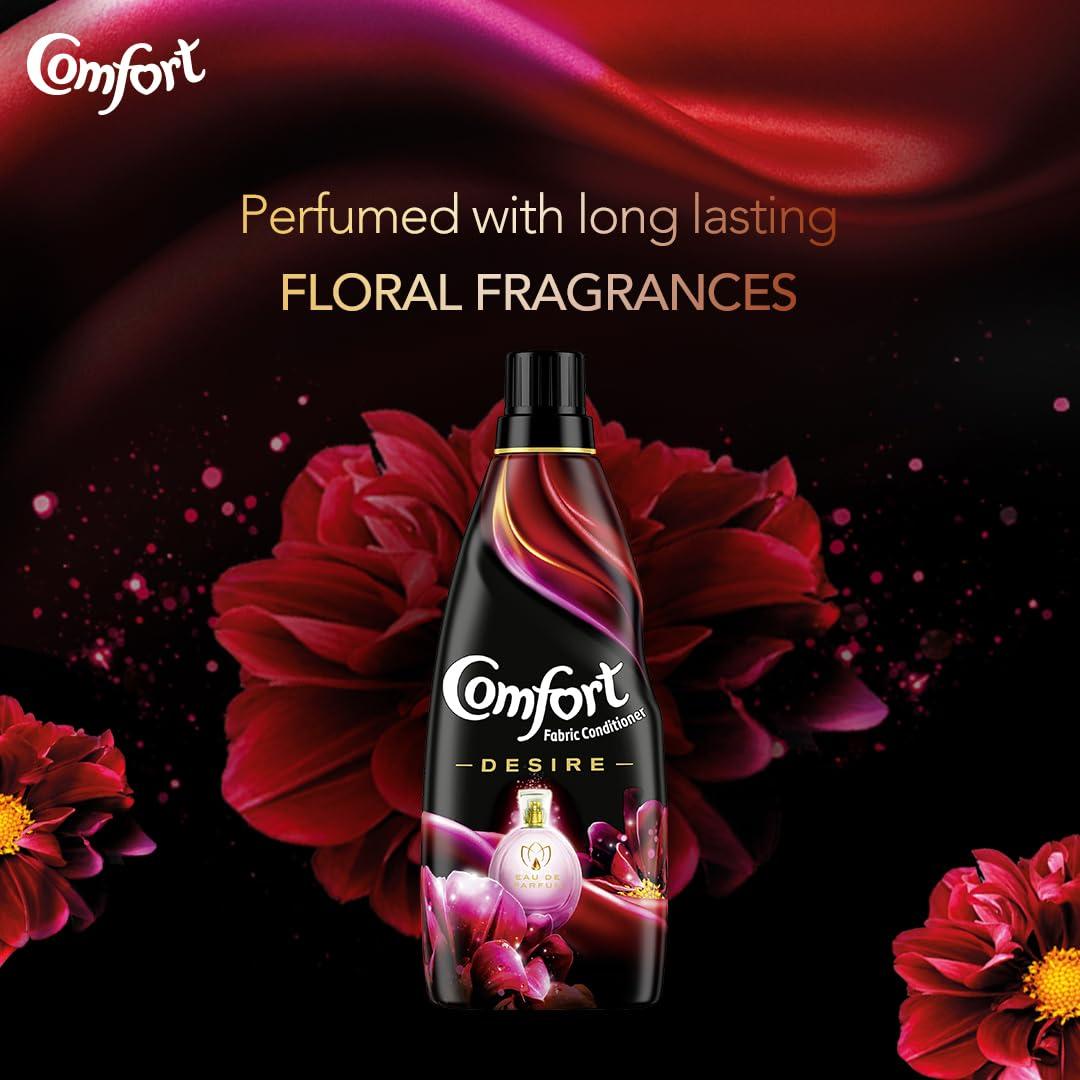 Hemir Comfort Perfume Deluxe Fabric Conditioner 850 mL | After Wash Liquid Fabric Softener | Softness, Shine & Long Lasting Freshness