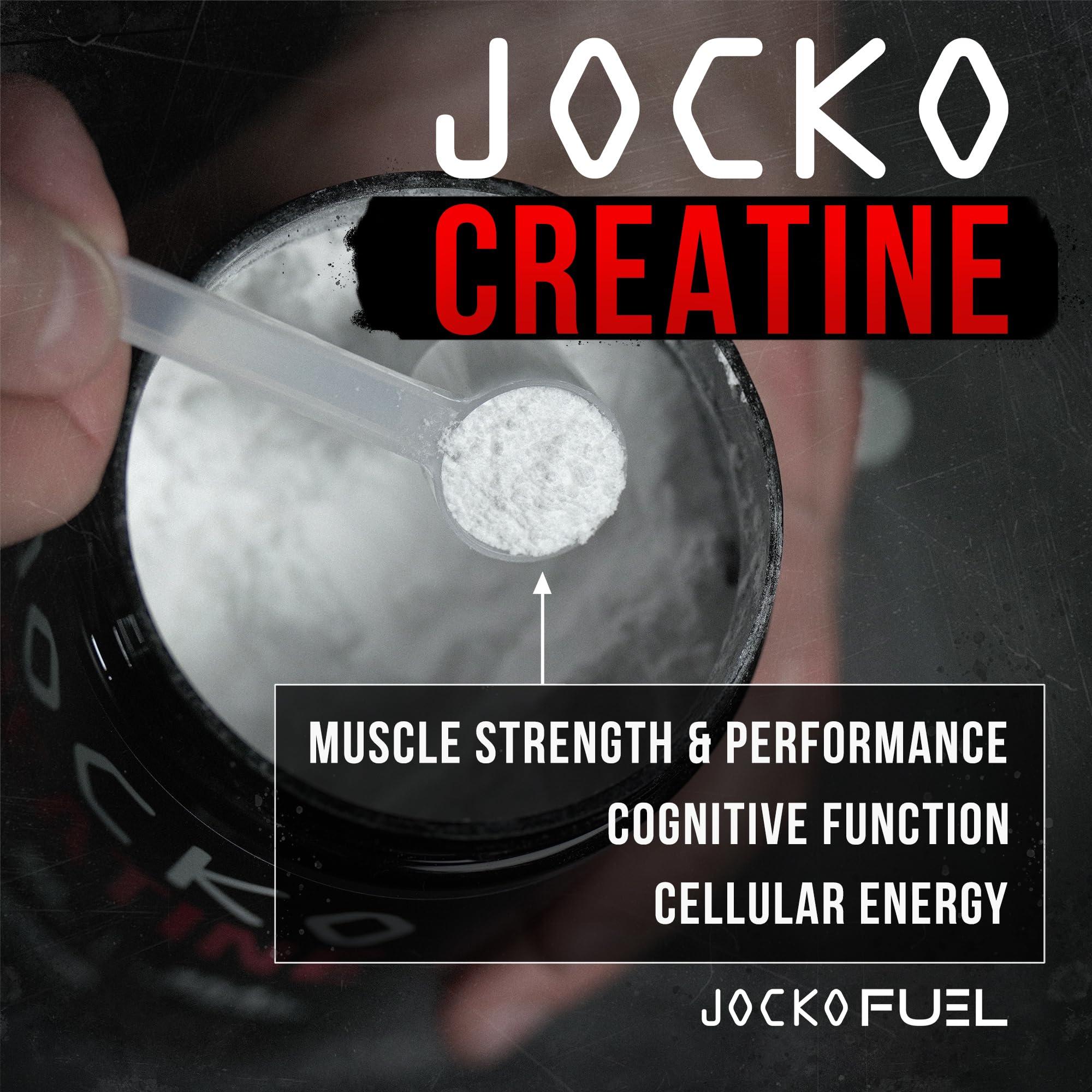 Jocko Fuel Jocko Fuel Gym Bundle - Creatine + Nitro Pop Pre Workout Powder (2 Pack Bundle) 30 Day Supply