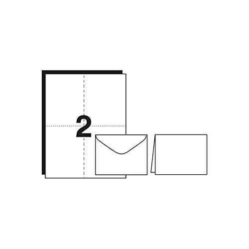 AVERY Avery Printable Note Cards with Envelopes, 4.25\" x 5.5\", Matte White, 60 Blank Note Cards for Inkjet Printers (08315)