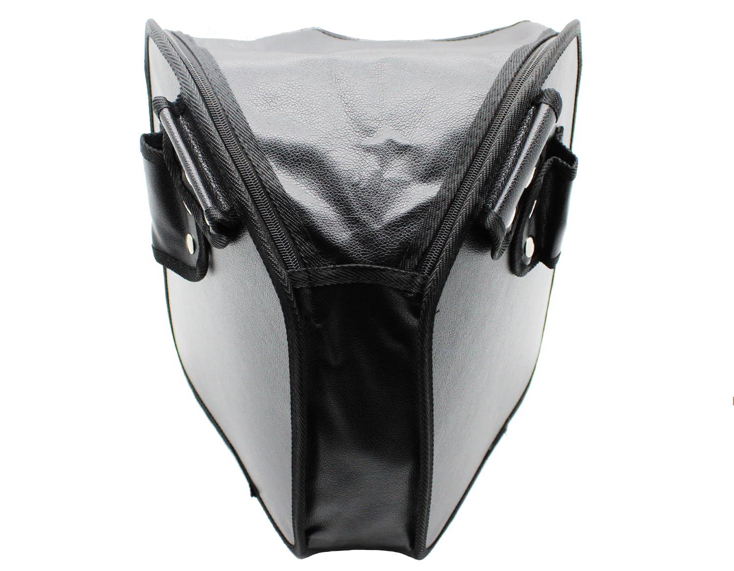 ForconMed 3 Wheel rollator Storage Bag,Bag for 3 Wheel Walker,Pouch Bag for 3 Wheeled Rollator Walker, 3-Wheel Walker Bag,Tote Bag with Snaps,3 Wheel rollator Universal Replacement Part.(1Ea,Black)
