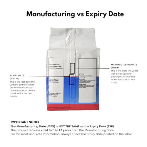 Red Star Red Star Active Dry Yeast, Value Size 1 Pack (2 Pound Ea)