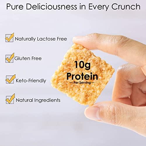 Sonoma Creamery Sonoma Creamery - Cheese Crisps, Pepper Jack, 10 Oz (1 Count) | Savory Snack | High Protein | Low Carb | Gluten Free | Keto-Friendly