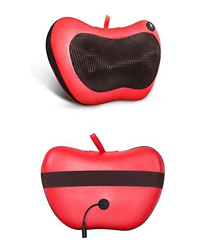 SMSOM SMSOM Back Massager, Shiatsu Neck Massage Pillow, Deep Tissue Kneading for Shoulder, Lower Back, Calf and Muscle Pain Relief, Use at Home, Office, and Car