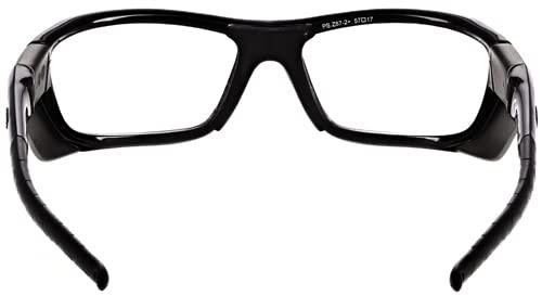 Colortrieve Phillips Q200 Radiation Protective Eye Glasses - Wrap Around Plastic Rectangle Frame, Medium
