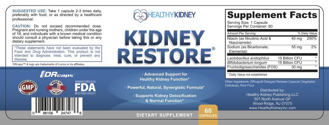 Kidney Restore Kidney Restore & PhosFix 2-Pack Bundle for Supporting Normal Kidney Function, Kidney Health, Phosphorus Levels & More