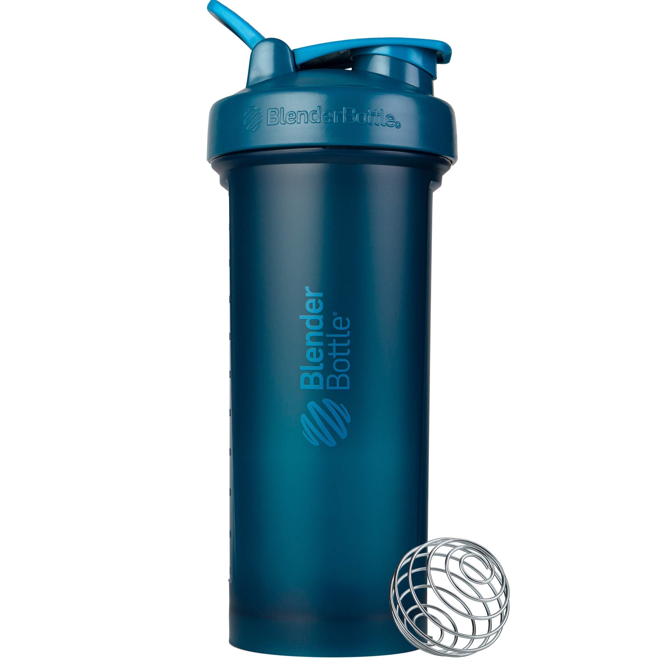BlenderBottle BlenderBottle Classic V2 Shaker Bottle Perfect for Protein Shakes and Pre Workout, 45-Ounce, Ocean Blue