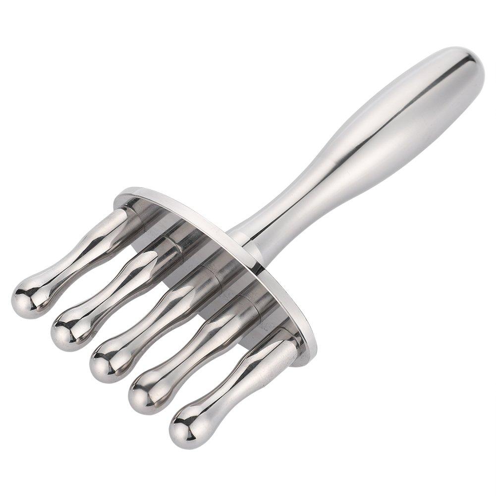 NSXAYIWE Magnetic Therapy Massage Fork, 5 Drainage Acid Pen Emotion Code Magnets, Magnetic Fork Meridians Points Massage Stick, Relaxing Body Massage Tool Healing Magnets (5)