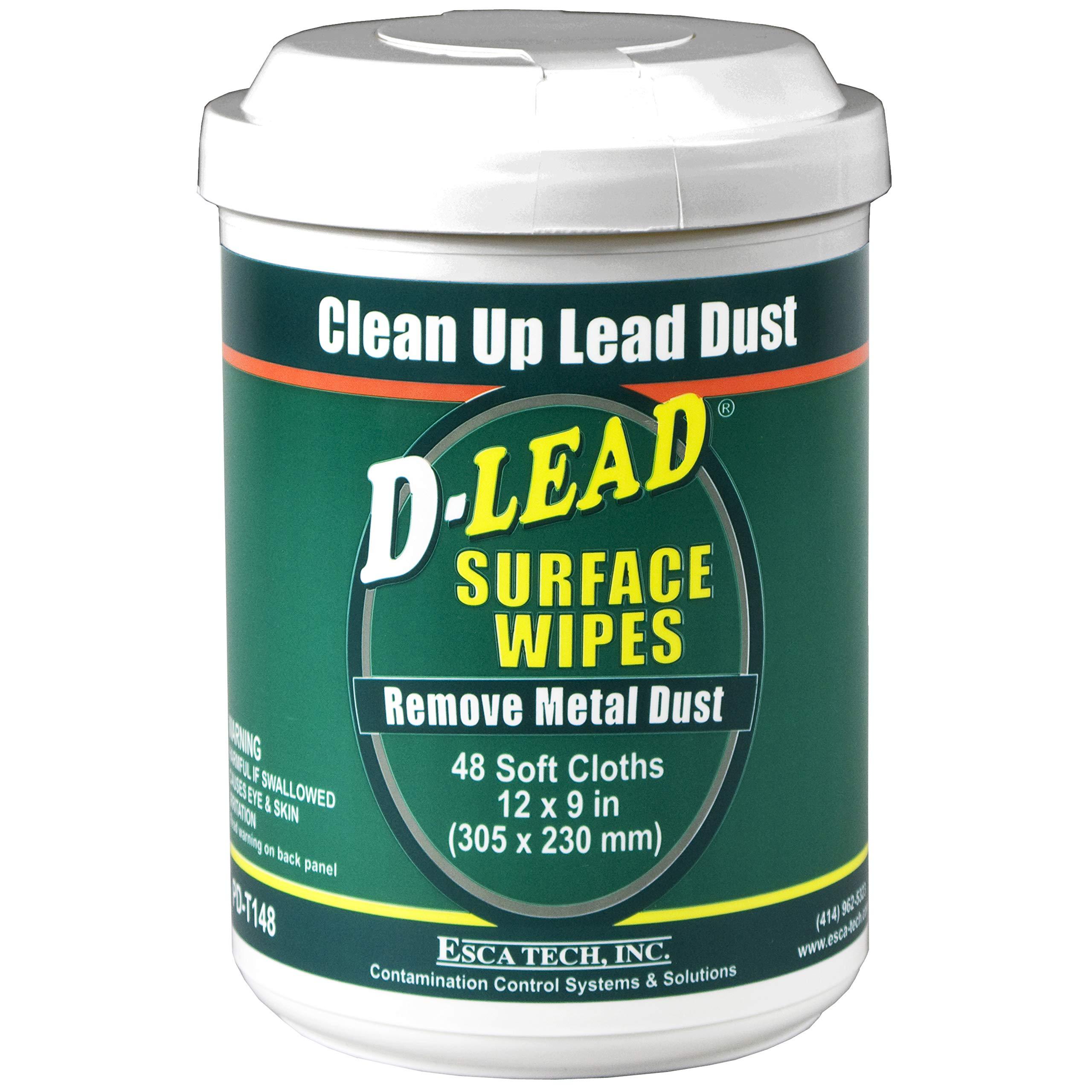 ESCA-Tech D-Lead Surface Wipes for Lead Paint Dust Cleanup (48 ct.), PD-T148