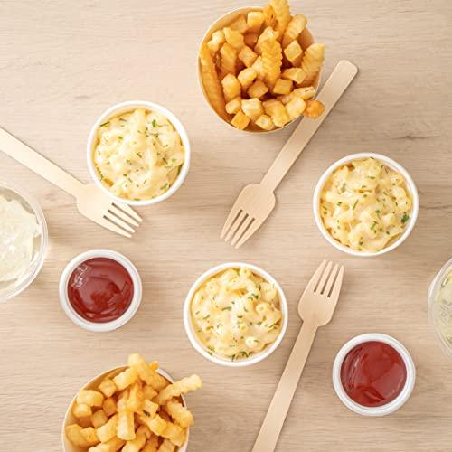 Restaurantware Restaurantware Pulp Tek 5 Ounce Earth-Friendly Coffee Cups, 100 Disposable Party Cups - For Hot Or Cold Drinks, Microwavable, White Bagasse Sustainable Cups, Made From Sugarcane, Freezable