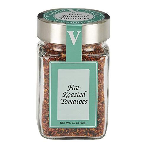 Victoria Taylor's Fire Roasted Tomatoes- Two 2.9 oz Jars -Use in chili, soups, and salsas.