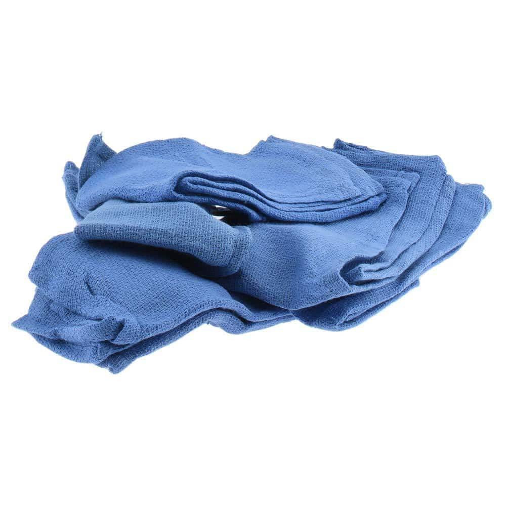 PRO SOURCE PRO SOURCE 25 Lb Box Virgin Surgical Lint-Free Blue Cotton Huck Towels: 16\" x 25\"