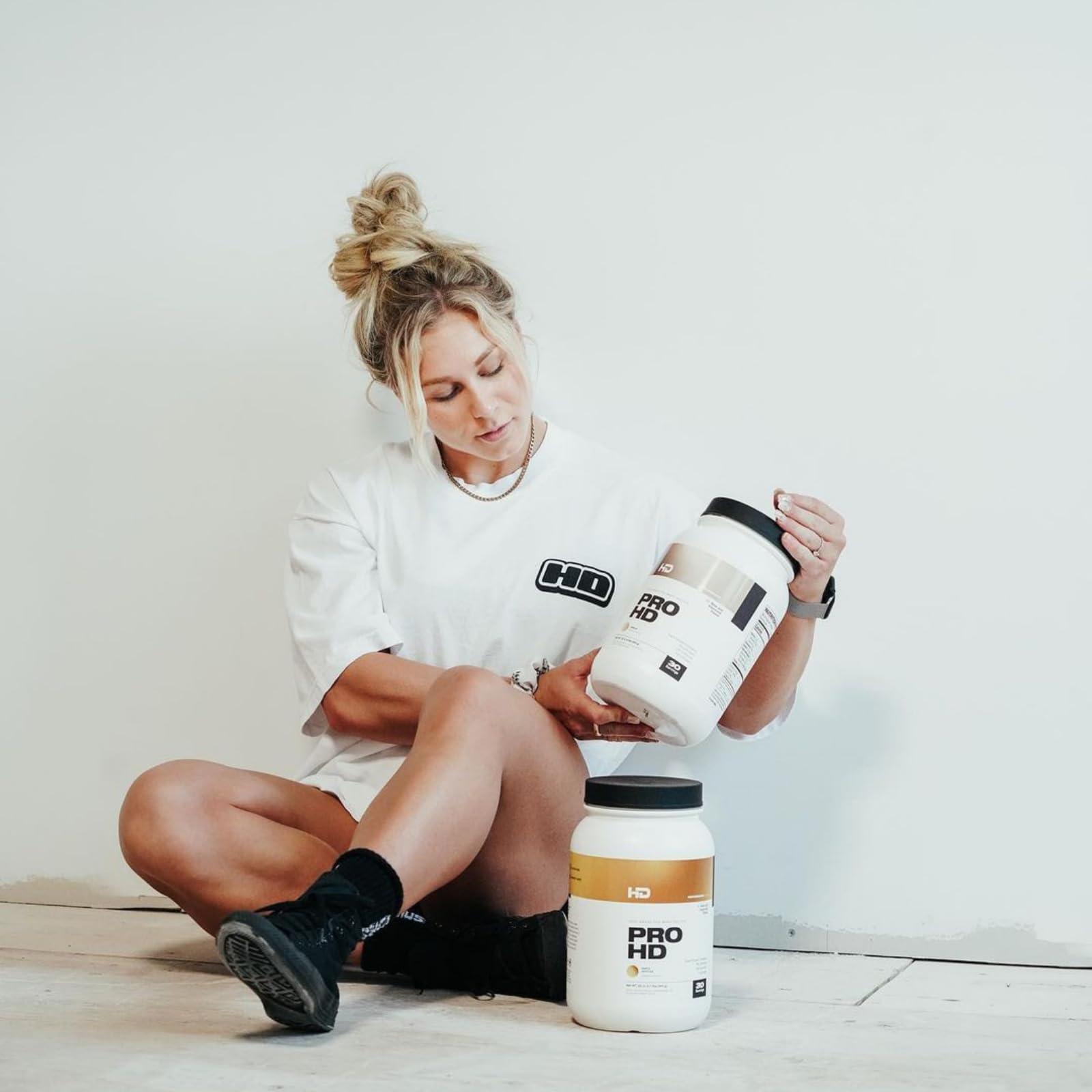 HD MUSCLE HD MUSCLE ProHD Protein | 100% Grass Fed Whey Isolate | 25g Protein, 110 Calories, 0g Fat | Zero Fillers or Amino Spiking | 30 Servings (Chocolate)