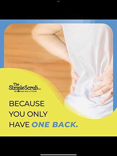 The Simple Scrub THE SIMPLE SCRUB Title + Mop Brush Cleaning Pads Refill | Clean Bathroom Tile, Kitchen, Hard to Reach Places | Dust + Dry Finish | Combo 5 Pack | 1 White, 1 Black, 1 Red, 2 Micro Fiber