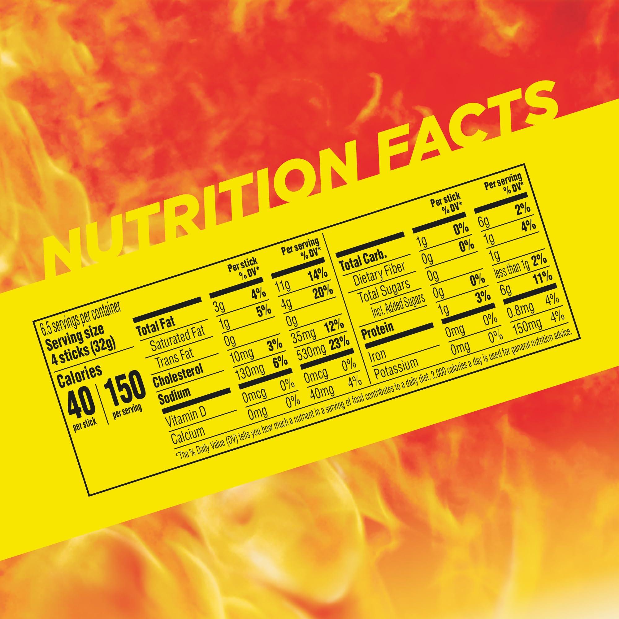 Conagra Slim Jim Slim Jim Smoked Meat Sticks, Spicy Flavor, 6g Protein Per Serving, Snack Size, 0.28 oz. (26 Count)