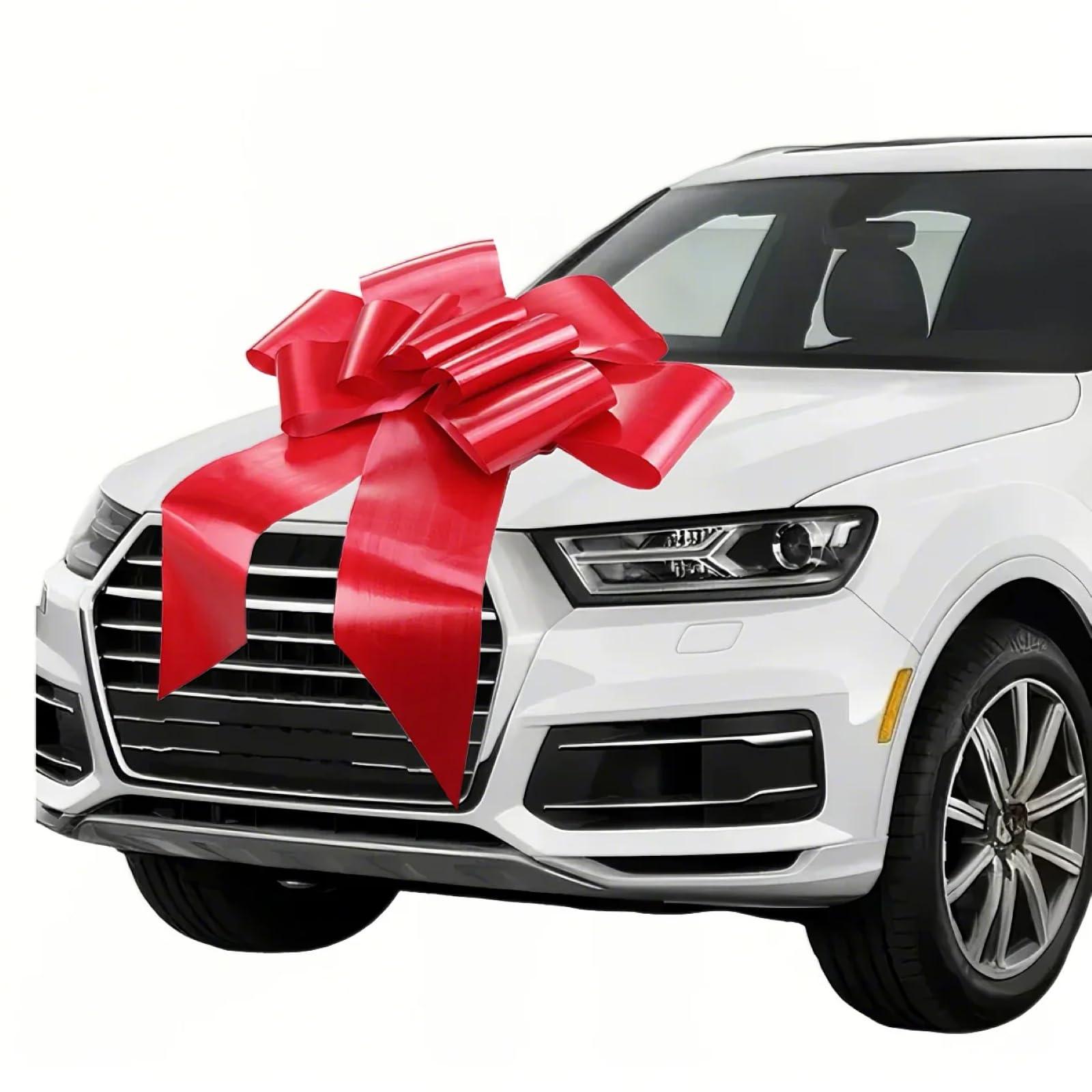 Pinkell Big Car Bow, Big Red Bow, Giant Car Bow, Large Bow, 30 Inch Bow for Large Present Decoration.