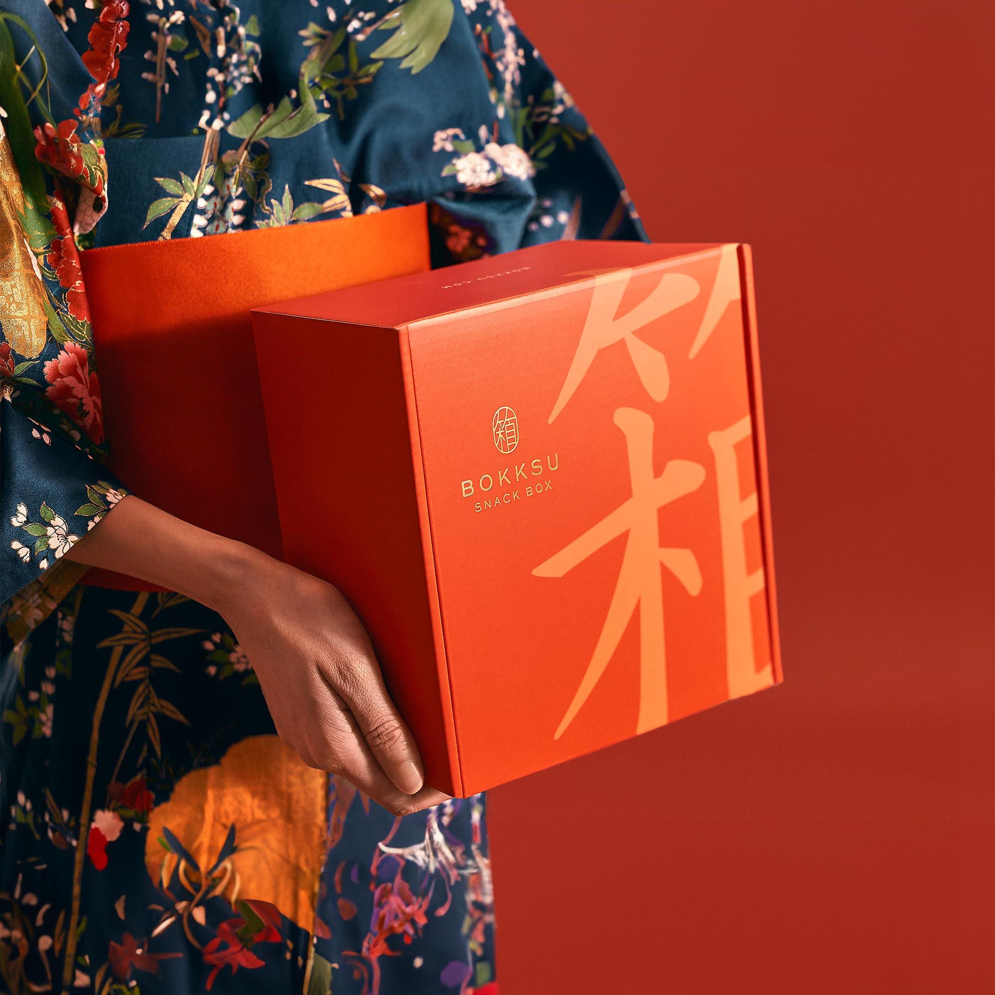 Bokksu Bokksu Seasons of Japan Snack Box - 1-Piece Tea + 22-Piece Snacks from Japan - Authentic Japanese Food Box with Cookies, Chips, Mochi, Crackers, Tea, and More