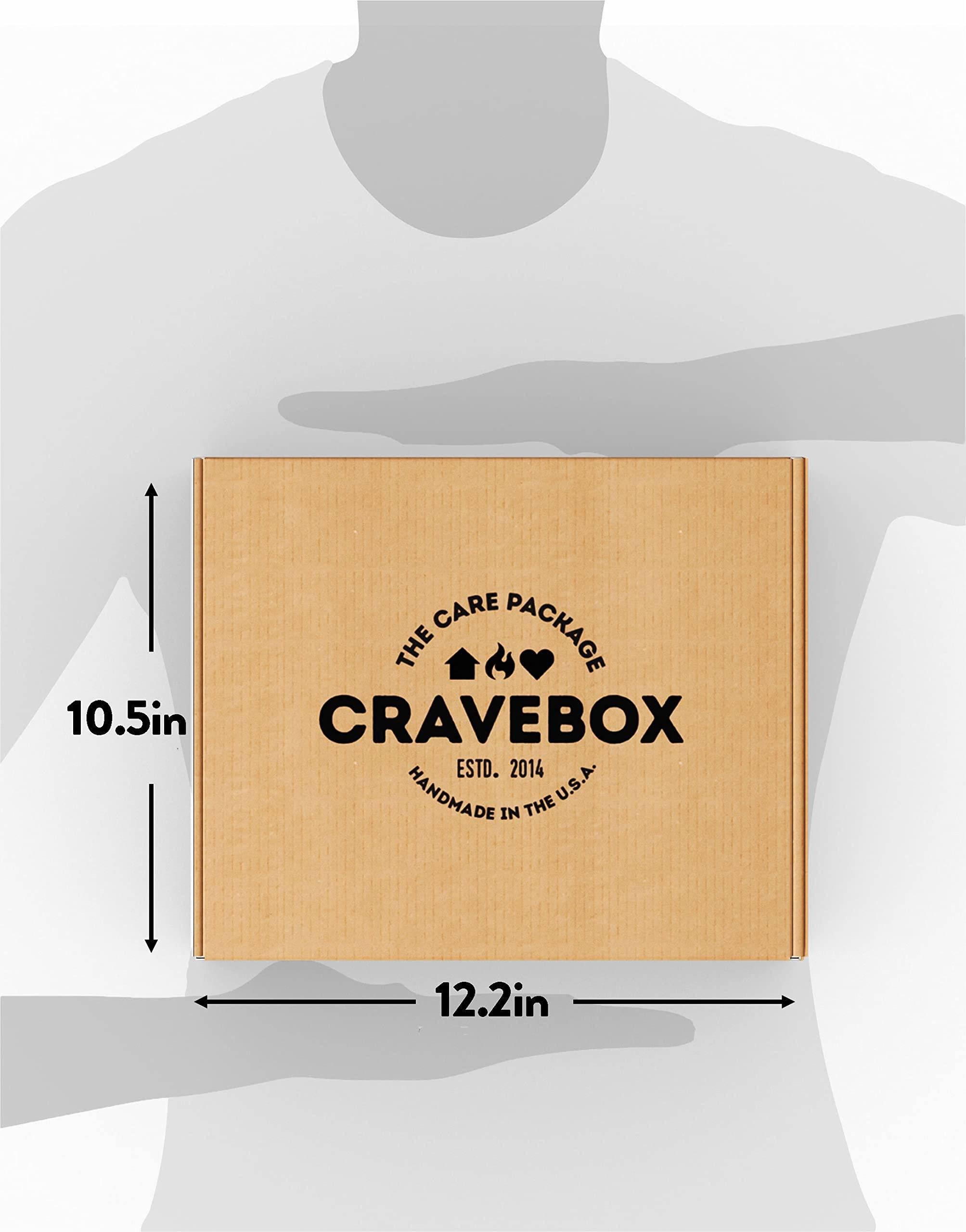 CRAVEBOX CRAVEBOX Snack and Candy Box (60 Count) Valentines Day Adults Variety Pack Bundle Assortment Gift Basket Kids Care Package Boyfriend Birthday Office College Boys Men Students Food College School