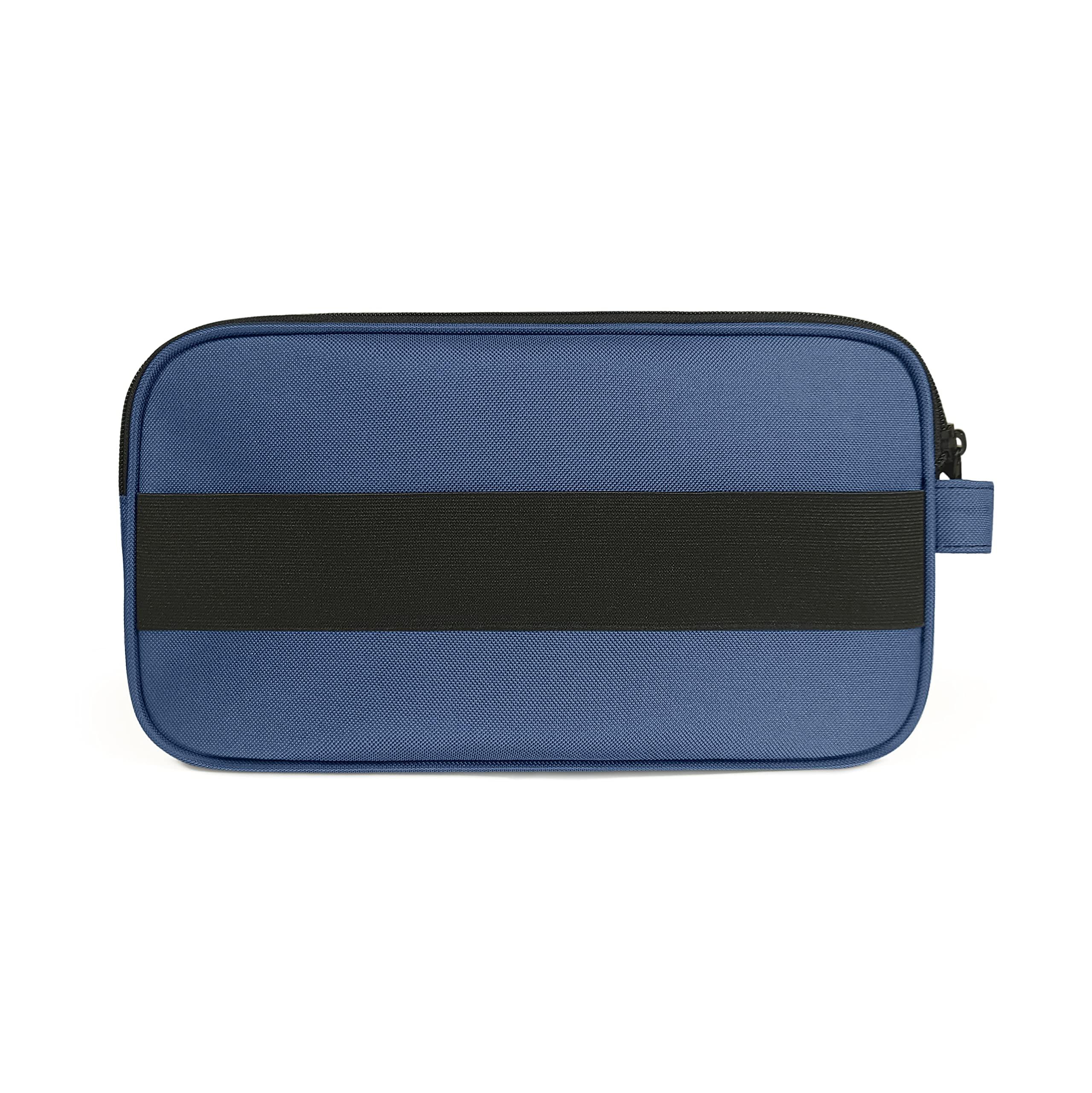 40Winkz 40Winkz Travel Carrying Bag compatible with ResMed AirMini, Portable CPAP Equipment Bag and Supplies Storage Bag with Shoulder Strap, Organizer Carrying Case with Luggage Strap (Navy)