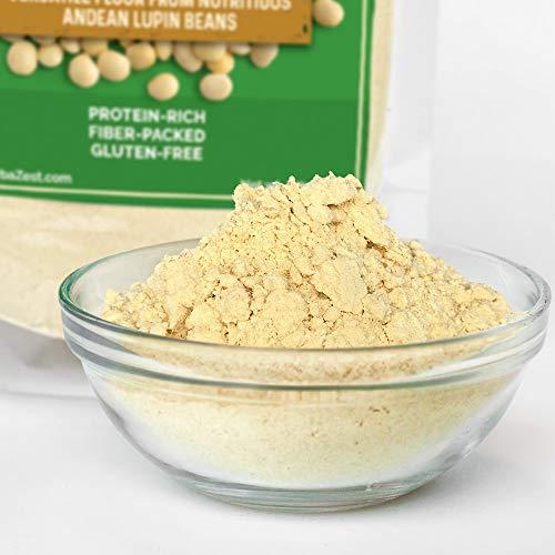 HerbaZest HerbaZest Andean Lupin Flour - Versatile & Nutritious - Vegan Protein & Gluten Free - 16oz (454g) - Perfect for Smoothies, Baked & Non-Baked Goods, Yogurt & Cereal, Savory Dishes, and More!