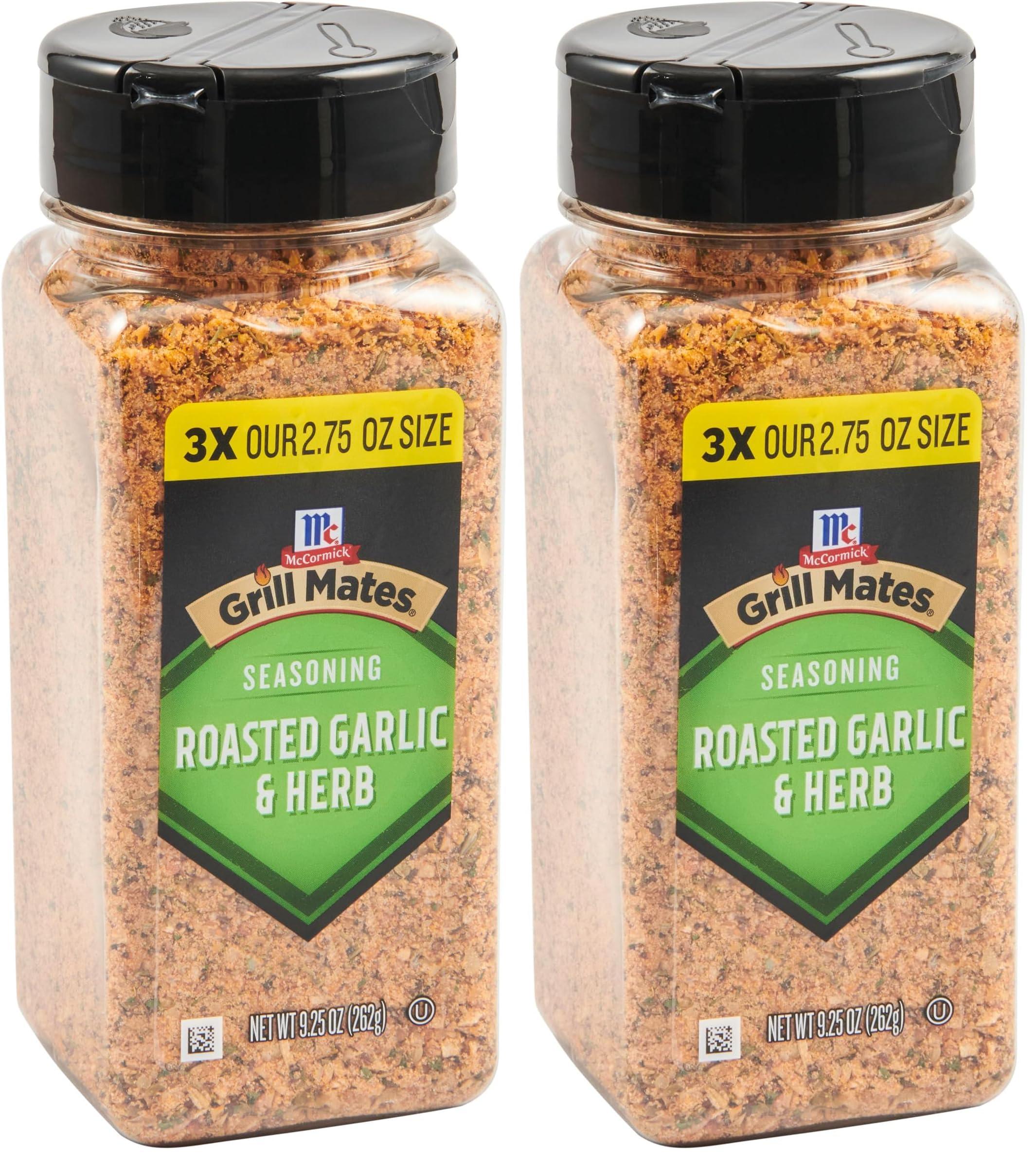 McCormick McCormick Grill Mates Roasted Garlic & Herb Seasoning, 9.25 oz (Pack of 2)