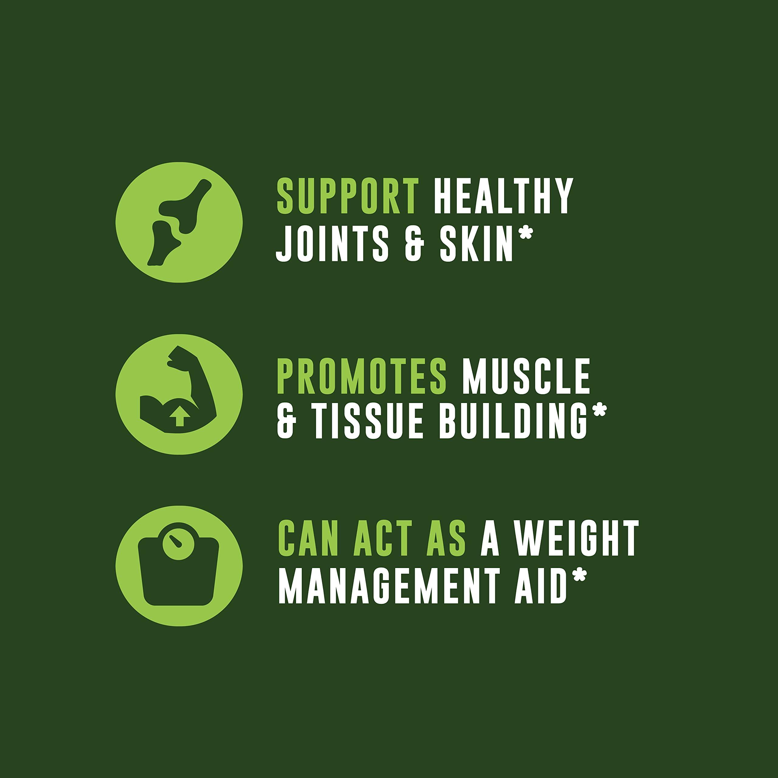 Left Coast Performance 16oz Organic Bone Broth Protein Powder From Grass Fed Beef - USDA Certified Organic, Single Ingredient, Rich in Collagen, Glucosamine, No Additives, Perfect for Carnivore, Paleo, and Keto Diets