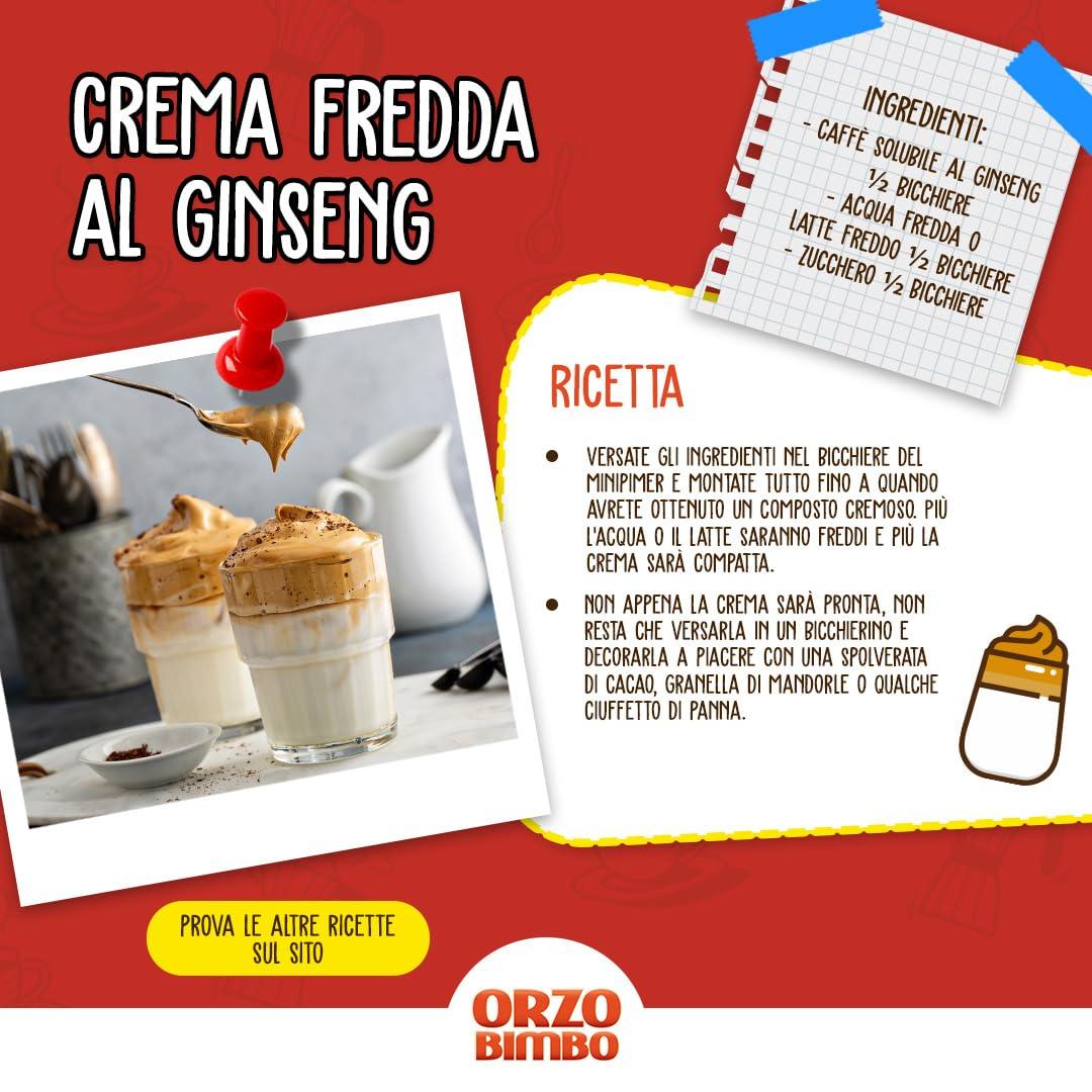 Orzo Bimbo Orzo Bimbo : "Orzo E Ginseng" ,10 Orzo Capsules - Nespresso Compatible 54g