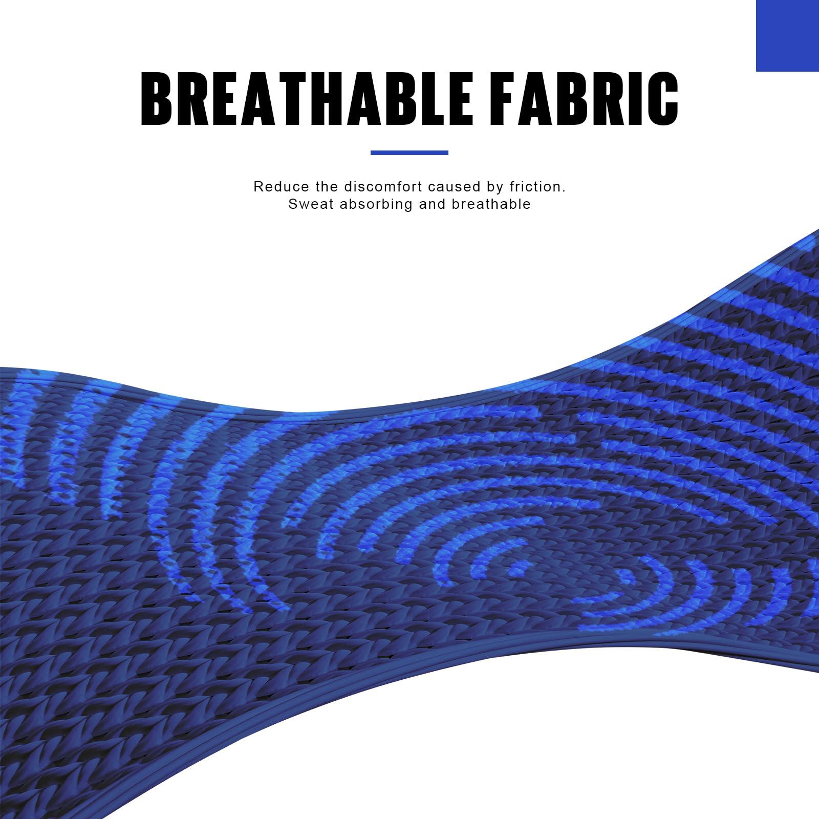 WALKHERO COMFORT AND SUPPORT WALKHERO Medium Arch Support Insoles - Cushioning Orthotic Insoles, Plantar Fasciitis Inserts for Men & Women to Relieve Foot Pain and Provide Shock Absorption (Blue) Mens 10-10 1/2