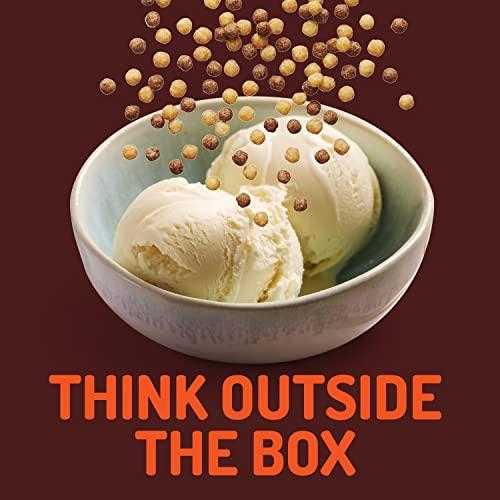 Reese\'s Reese\'s Puffs Minis Breakfast Cereal, Chocolate Peanut Butter Cereal, Family Size, 35 OZ Bag Cereal