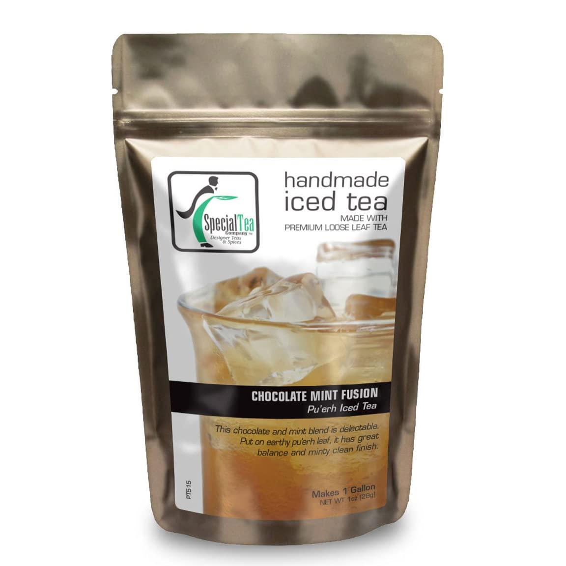 SpecialTea Company Special Tea Chocolate Mint Fusion Iced Pu-erh Tea Makes 1 Gallon