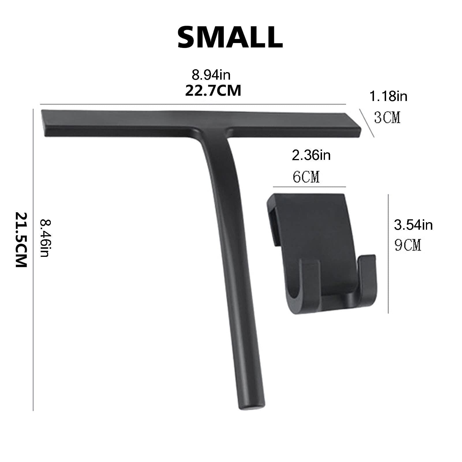 XIANGGUI 1983 Squeegees Silicone Shower Squeegee Window Tile Glass Wiper Scraper Cleaner With Holder Hook For Bathroom Kitchen Car Glass Cleaning Tools Household Supplies (Color : A)