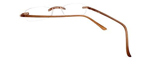 Calabria The Original Flexie Reading Glasses By Calabria (3.50, Root Beer)
