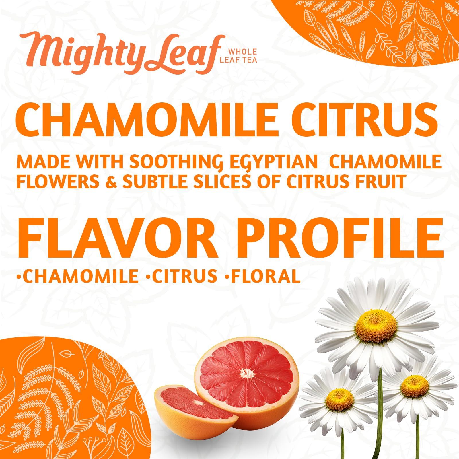 Mighty Leaf Mighty Leaf Chamomile Citrus Tea, 100 Tea Pouches