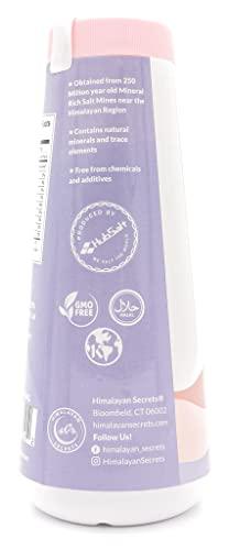 Himalayan Secrets Natural Pink Himalayan Cooking Salt - Kosher Certified Fine Grain Gourmet Salt in 26 oz Refillable Shaker - Heart Healthy Salt Packed with Minerals