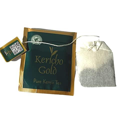 JACKIELYNA Finest Kenyan Kericho Gold Foil Enveloped Tea Bags (Kenya) - 200gms /100 tea bags